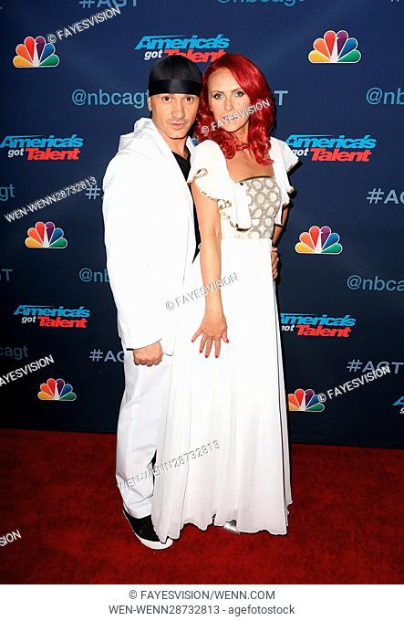 NBC's 'America's Got Talent' season 11 live show at Dolby Theatre - Arrivals Featuring: Sos and Victoria Where: Los Angeles, California