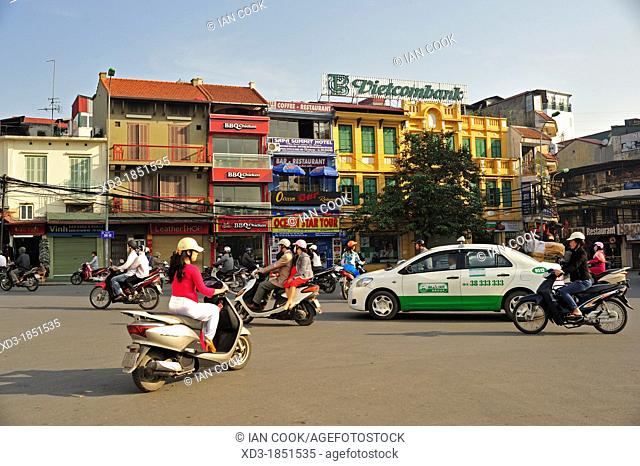 Hoan Kiem District Old Quarter, Hanoi, Vietnam
