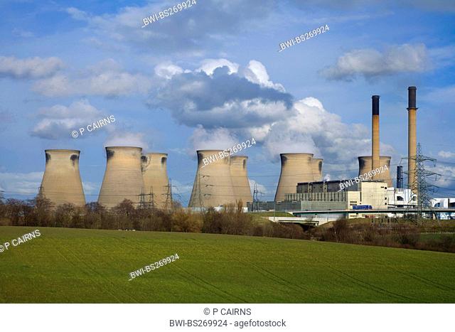 coal-fired power station, United Kingdom, Yorkshire, Ferrybridge