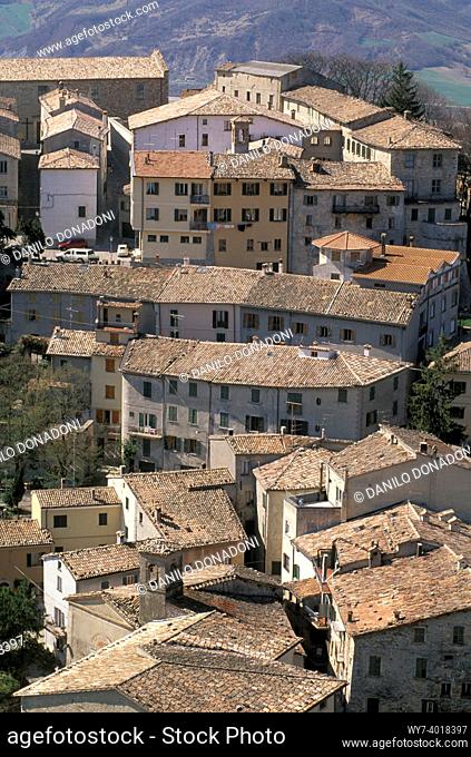 village view, pennabilli, italy