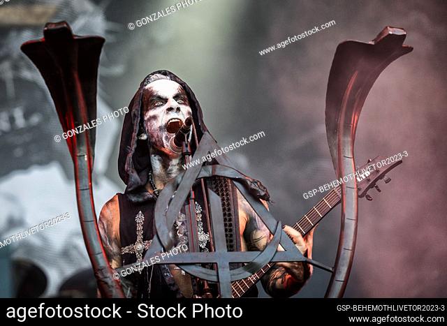 Oslo, Norway. 22nd, June 2023. The Polish heavy metal band Behemoth performs a live concert during the Norwegian music festival Tons of Rock 2023 in Oslo