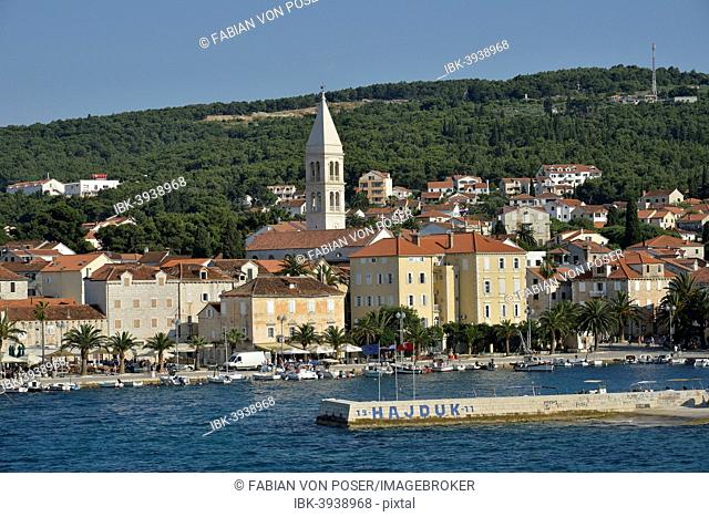 Harbour of Supetar, Island of Brac, Dalmatia, Croatia