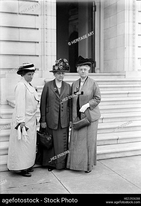 Julia Lathrop, Jane Addams and Mary E. McDowell, 1913. Creator: Harris & Ewing