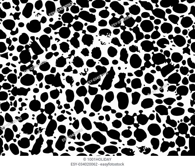Seamless dalmatian pattern, vector illustration for Your design, eps10