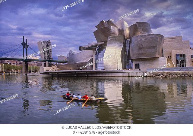 Guggenheim Museum by Frank O. Gehry. Bilbao. Vizcaya. Spain