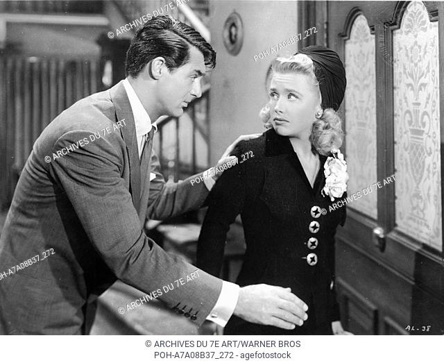 Arsenic et vieilles dentelles Arsenic and Old Lace  Year: 1944 USA Priscilla Lane , Cary Grant  Director: Frank Capra. It is forbidden to reproduce the...