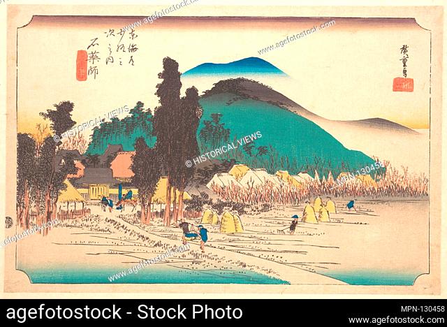 The Ishiyakushi Temple at Ishiyakushi. Artist: Utagawa Hiroshige (Japanese, Tokyo (Edo) 1797-1858 Tokyo (Edo)); Period: Edo period (1615-1868); Date: 1834;...