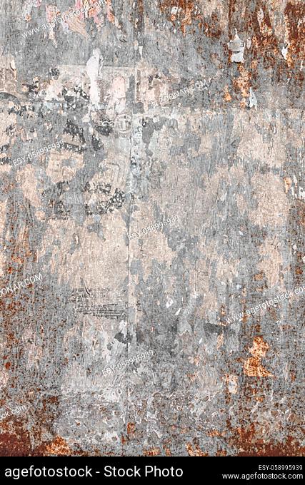 Rusty metal texture, vintage steel plate. It can be used as background