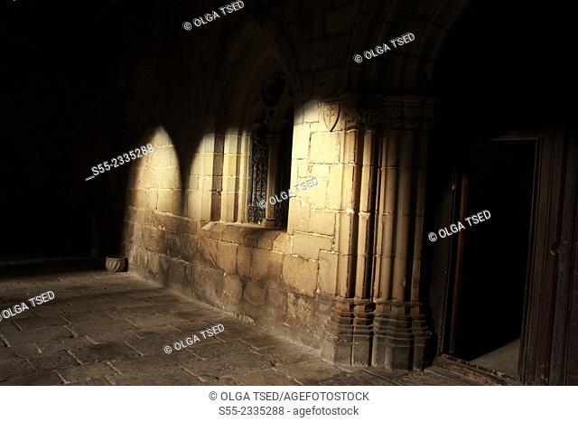 St Anna's Church, detail, Romanesque, Barcelona, Catalonia, Spain