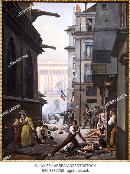 "Épisode du 29 juillet 1830, au matin"", 1831, Paul Carpentier, Petit Palais Musée des Beaux Arts de la Ville de Paris, France, Europe