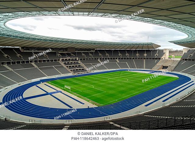 Germany: Interior of the Olympic Stadium in Berlin..Photo from 17. March 2019. | usage worldwide. - Berlin/Berlin/Germany