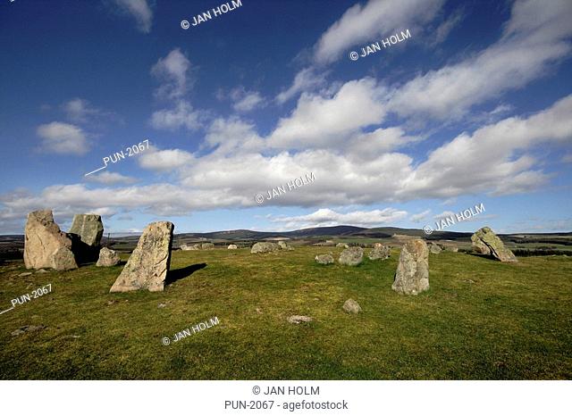 Tomnaverie stone circle at Tarland