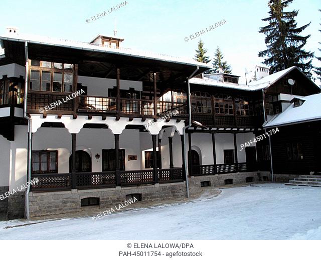 Zarska Bistriza Royal Palace in the Rila Mountains in Bulgaria, 01 December 2013. Former King Simeon II received the palace and surrounding forests back from...