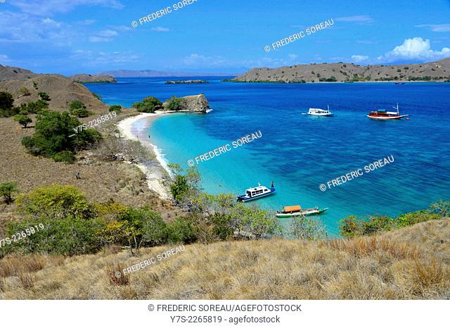 A beach in the Seventeen Island in Riung on the north coast of the island Flores, Indonesia, South East Asia