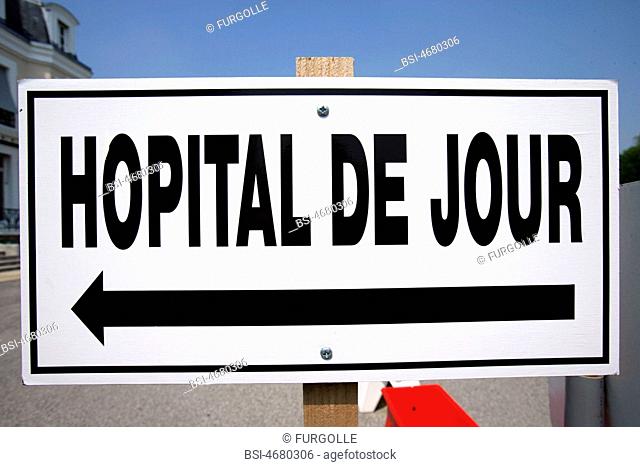 Photo essay at the hospital of Meaux 77, France. Site of Orgemont