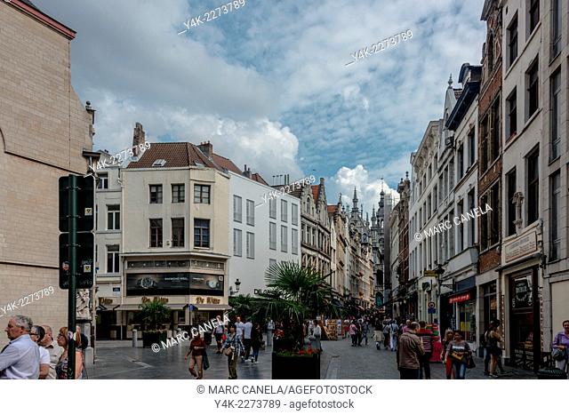 The Grand Place or Grote Markt is the central square of Brussels. It is surrounded by guildhalls, the city's Town Hall, and the Breadhouse Maison du Roi