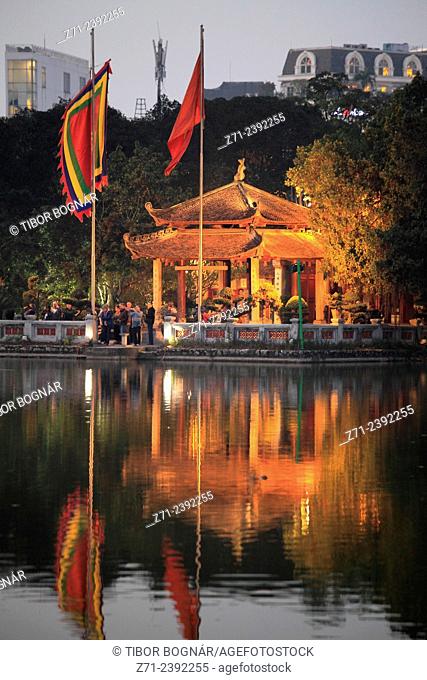 Vietnam, Hanoi, Ngoc Son, Jade Mountain Temple, Hoan Kiem Lake,