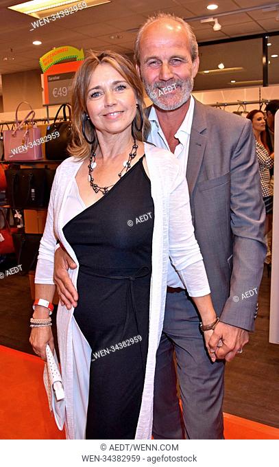 Tina Ruland, Claus G. Oldoerp at Shopping event at TK Maxx Store Schoeneberg. Berlin, Germany - 12.06.2018 Featuring: Tina Ruland, Claus G