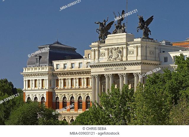 Spain, Madrid, Plaza Del Emperador Carlos V , ministry of agriculture, Ministerio de Agricultura