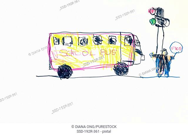School Bus Art For Children
