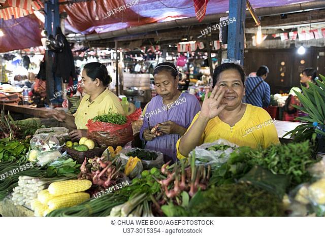 Singkawang vegetables market, West Kalimantan, Indonesia