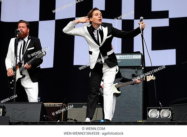 The Hives perform at BST Featuring: The Hives, Howlin' Pelle Almqvist, The Johan and Only Where: London, United Kingdom When: 01 Jul 2017 Credit: WENN