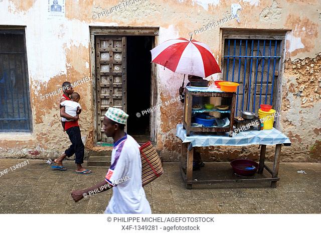 Tanzania, Zanzibar island, Unguja, Stone Town, unesco world heritage, raining day