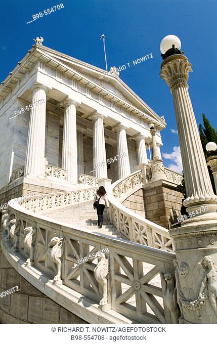Athens, Greece, a student at the Athens Academy
