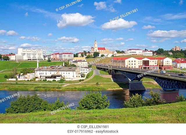 Panoramic view in Grodno, Belarus