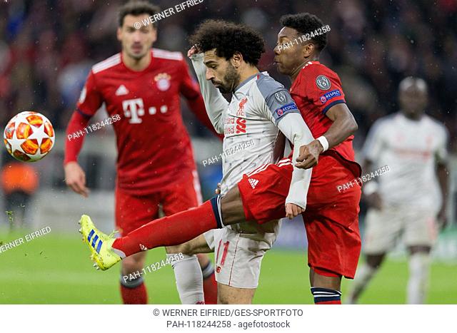 Mohamed Salah (Liverpool FC) and David Alaba (FCB) GES / Football / UEFA Champions League: FC Bayern Munich - Liverpool FC, 13.03
