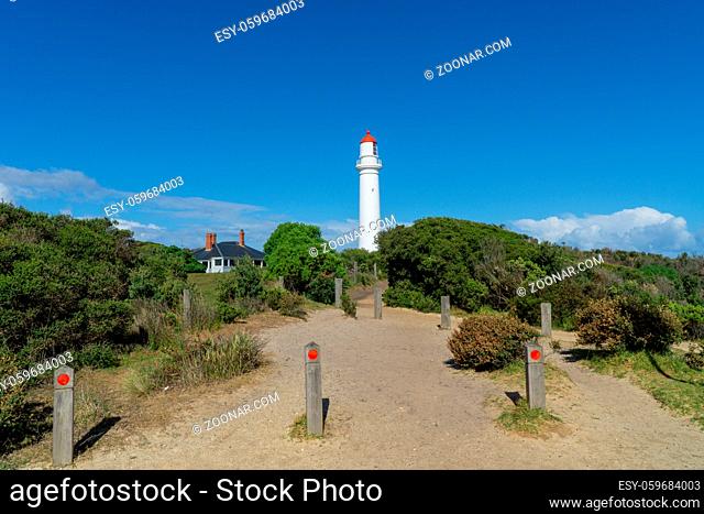 Split Point Lighthouse is a lighthouse close to Aireys Inlet, a small town on the Great Ocean Road in Victoria, Australia