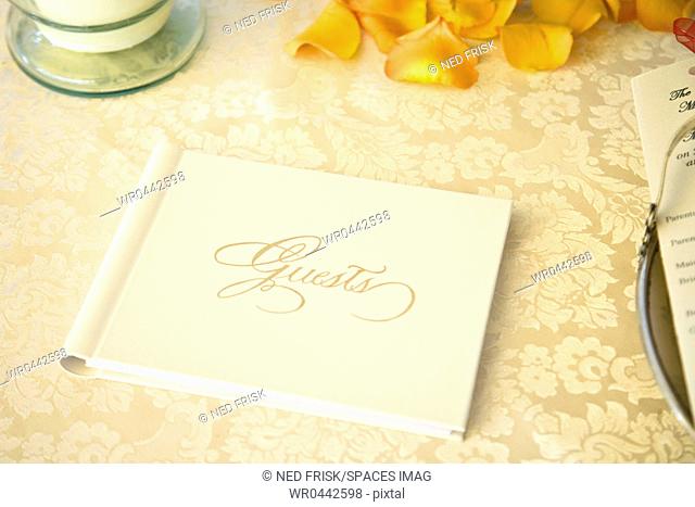 Guestbook on a Table