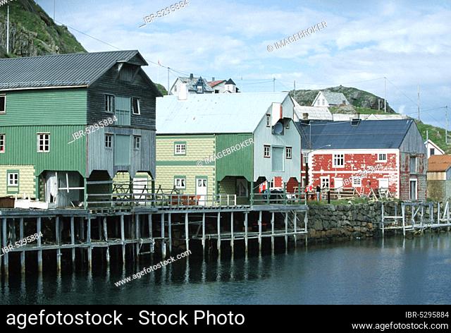 Fishing village Nyksund, Vesterales, Norway, Europe