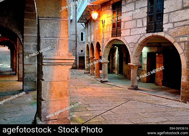 Old Town. Jewish Quarter of Ribadavia, Orense, Spain