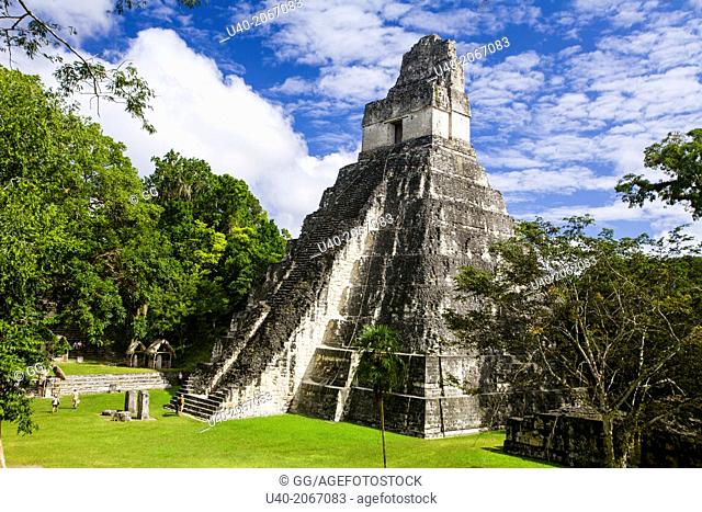Guatemala, Tikal, Templo 1, Gran Jaguar