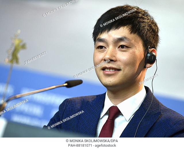 Actor Yang Cheng at a photo call for the Chinese film 'Have A Nice Day' (Hao Ji Le) at the 67th Berlinale Film Festival in Berlin, Germany, 17 February 2017