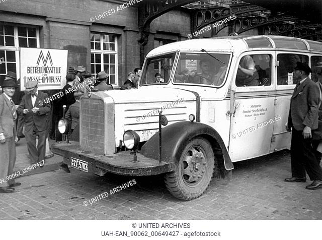 Germany - Interzonenbusse zur Leipziger Messe, Deutschland 1948