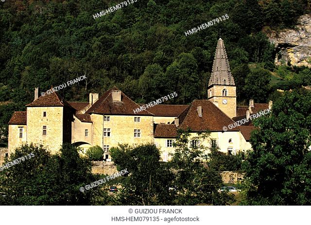 France, Jura (39), Baume Les Messieurs abbey