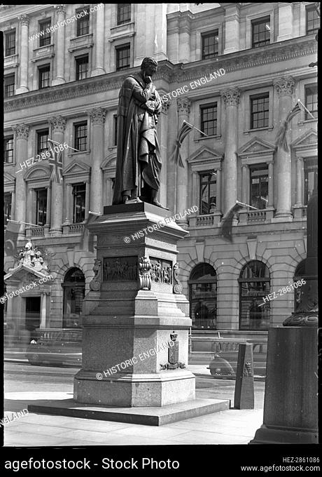 Lord Herbert of Lea Statue, Waterloo Place, Ciity of Westminster, Greater London Authority, 1951. Creator: Ministry of Works