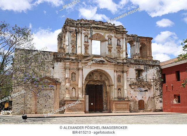 Convento de la Compania de Jesus, ruins, Antigua Guatemala, Guatemala, Central America