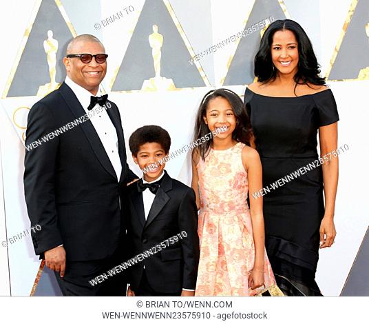 88th Annual Academy (Oscars) Awards held at Hollywood & Highland Center - Arrivals Featuring: Reginald Hudlin, family Where: Los Angeles, California
