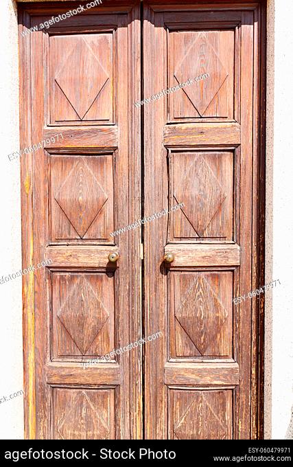 old door  in italy land europe architecture and wood the historical  gate