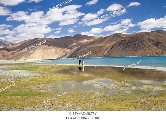 Pangong Lake. Ladakh Region, India