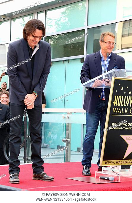 Rick Springfield Honored With Star On The Hollywood Walk Of Fame Featuring: Rick Springfield, Doug Davidson Where: Hollywood, California