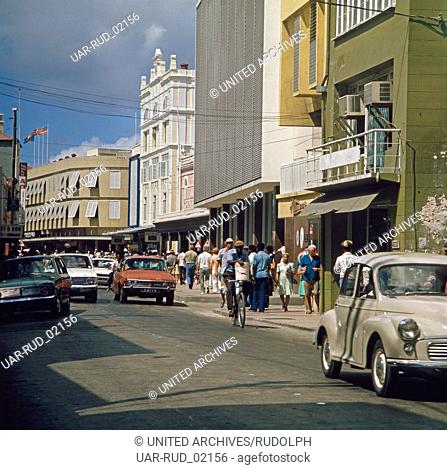 Reise nach Barbados, Karibik 1970er Jahre. Journey to Barbados, Caribbean 1970s