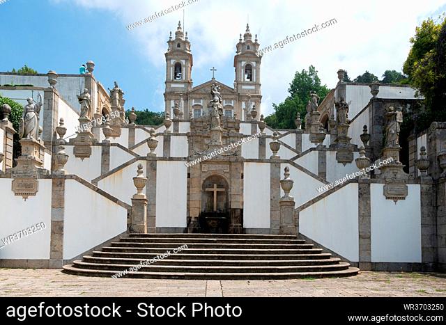 Bom Jesus Sanctuary in Braga, Portugal