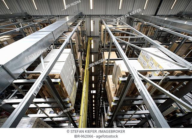Selective distribution warehouse, logistics centre, Weltbild Publishing Group, Augsburg, Bavaria, Germany, Europe