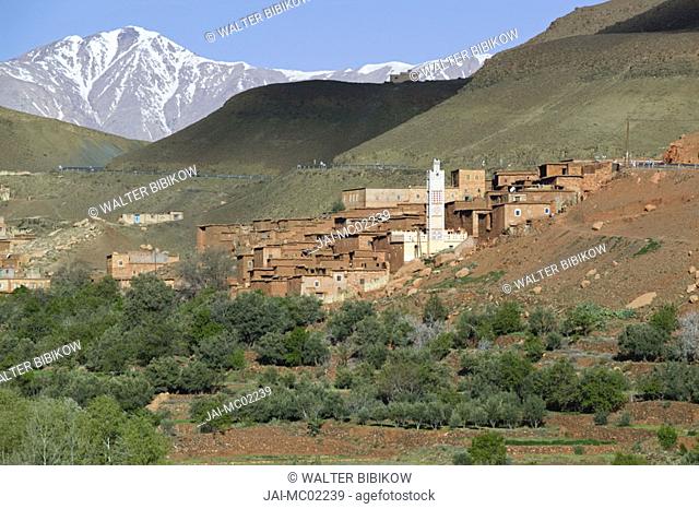 Iminni Village, Tizi-n-Tichka pass, Atlas Mountains, Morocco