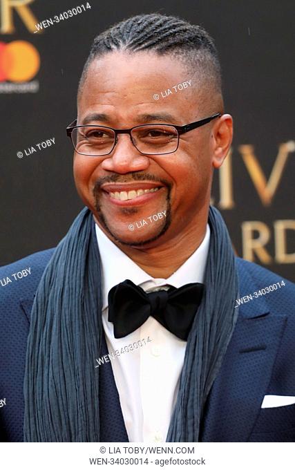The Olivier Awards held at Royal Albert Hall - Arrivals Featuring: Cuba Gooding Jnr Where: London, United Kingdom When: 08 Apr 2018 Credit: Lia Toby/WENN