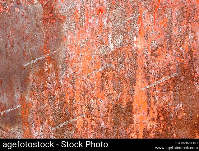 Rusty and corroded metal surface. Grungy texture and background